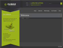 Tablet Screenshot of climaxtechnologies.com